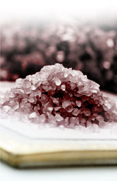 Černá sůl - fotka krystalů